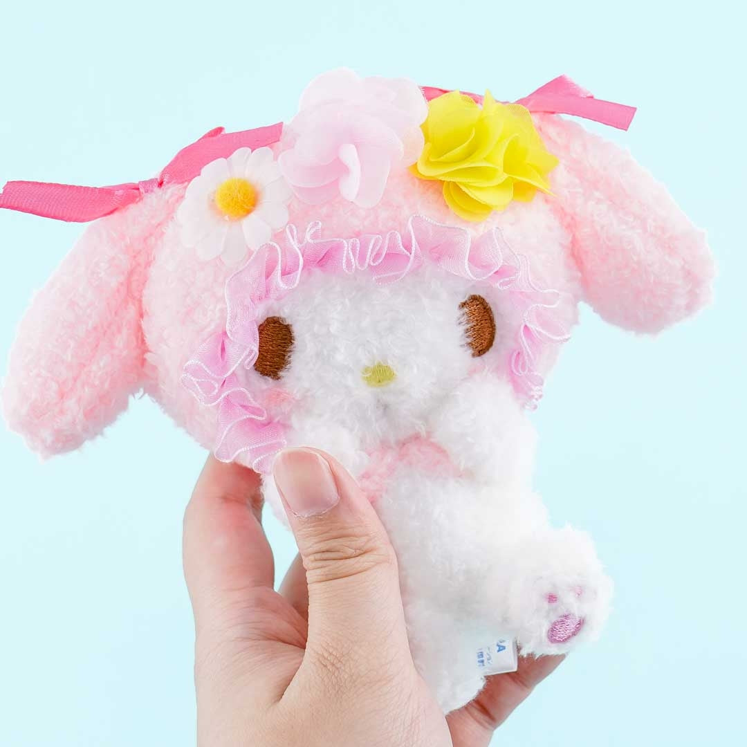 My Melody Flower Ribbon Plushie - Medium