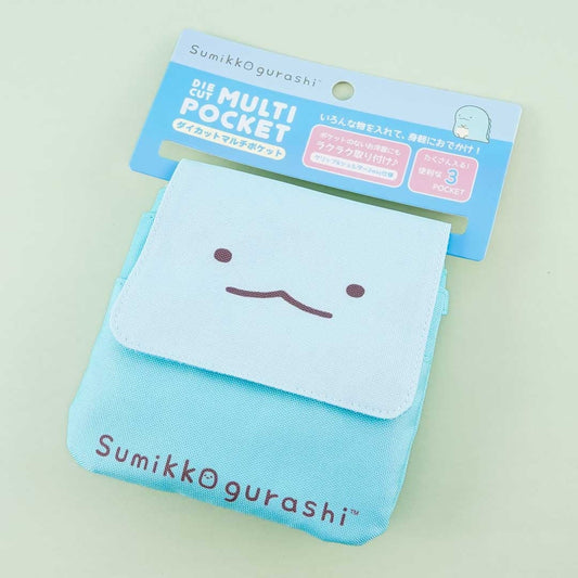 Sumikko Gurashi Die-Cut Multi-Pocket Sling Bag - Tokage