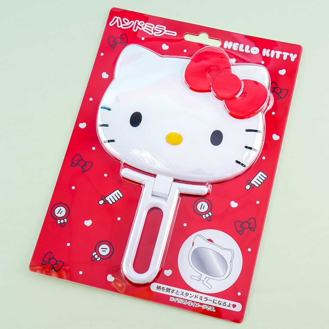 Hello Kitty Handheld Folding Mirror