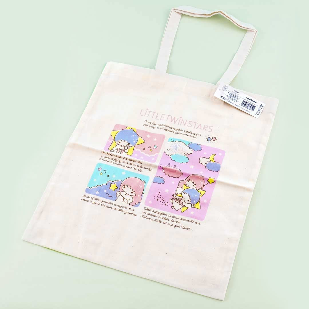 Sanrio Characters Tote Bag - Little Twin Stars