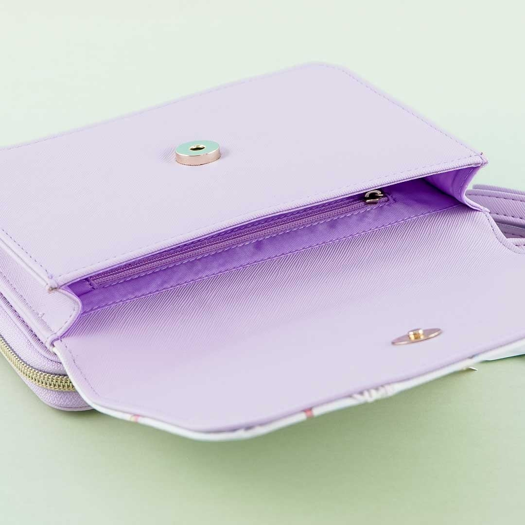Sumikko Gurashi Sea Fantasy Purple Wallet Sling Bag