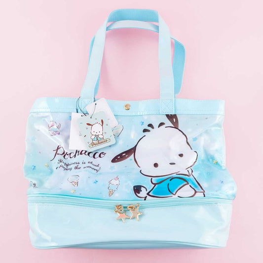 Pochacco Beach Tote Bag