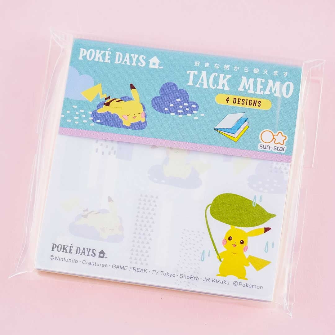 Pokémon Poké Days Rainy & Spring Season Sticky Notes