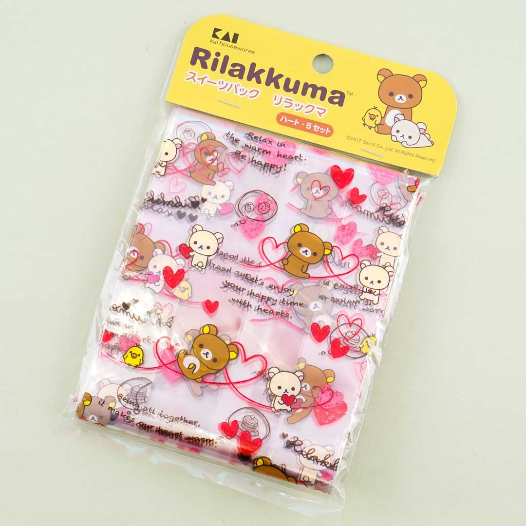Rilakkuma Heart Dessert Bag Set