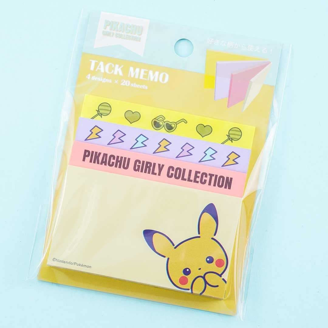 Pokémon Pikachu Girly Collection Items Sticky Notes