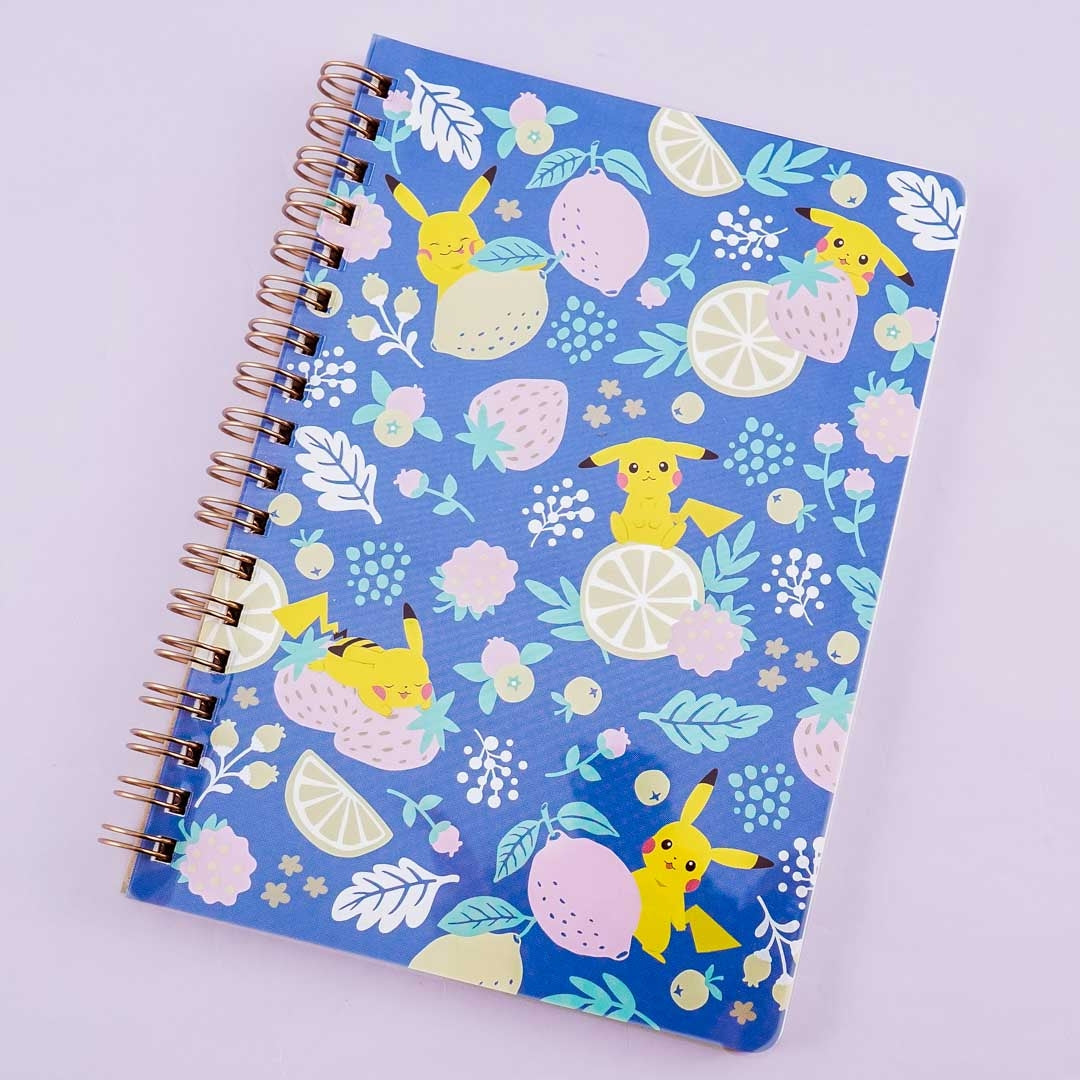 Pokemon & Fruits Spiral Notebook