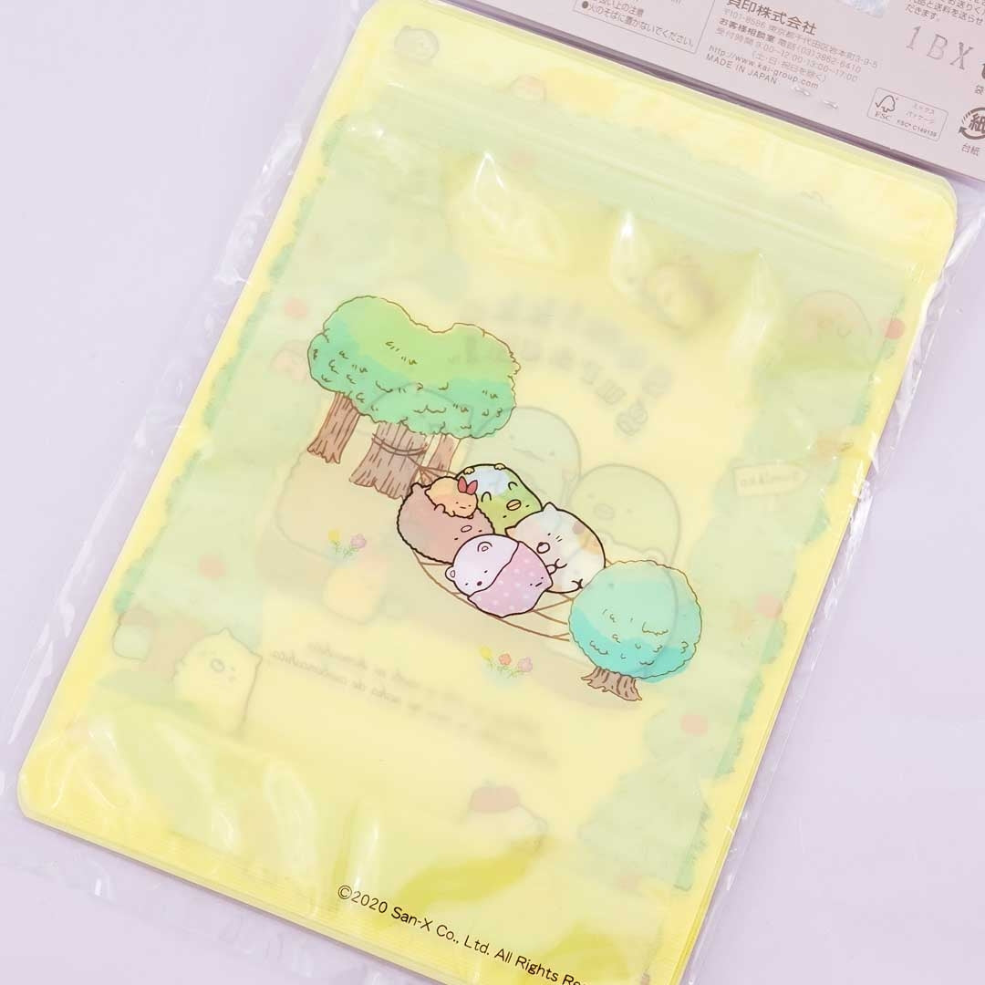 Sumikko Gurashi Forest Picnic Clear Zipper Bag