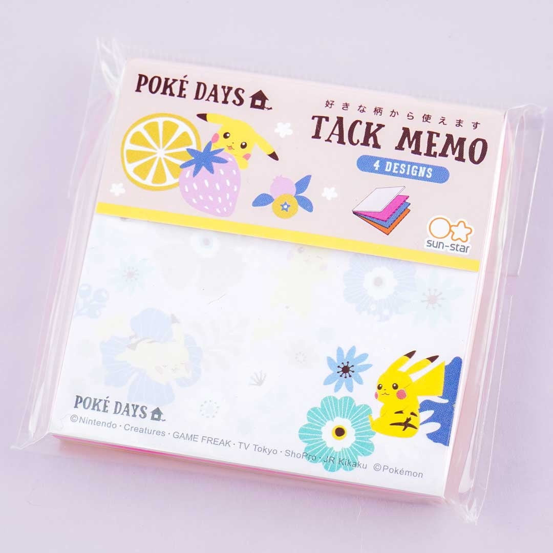 Pokémon Poké Days Fruity Floral Sticky Notes