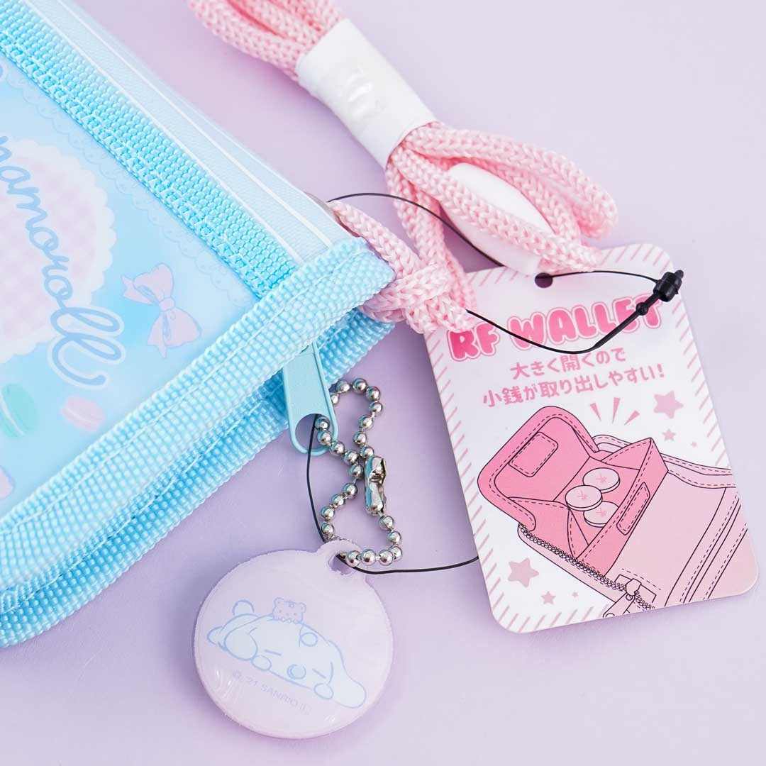 Cinnamoroll Ribbons & Macarons Wallet