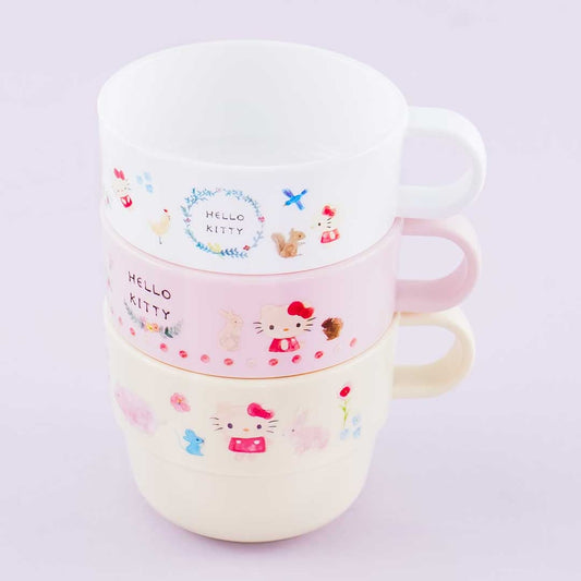 Hello Kitty Forest Friends Cup Set
