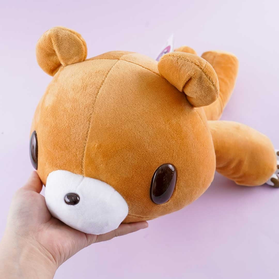Gloomy Bear Lying Plushie - Brown / Medium