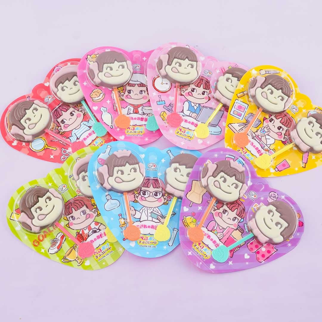 Fujiya Peko & Poko Chocolate Pops