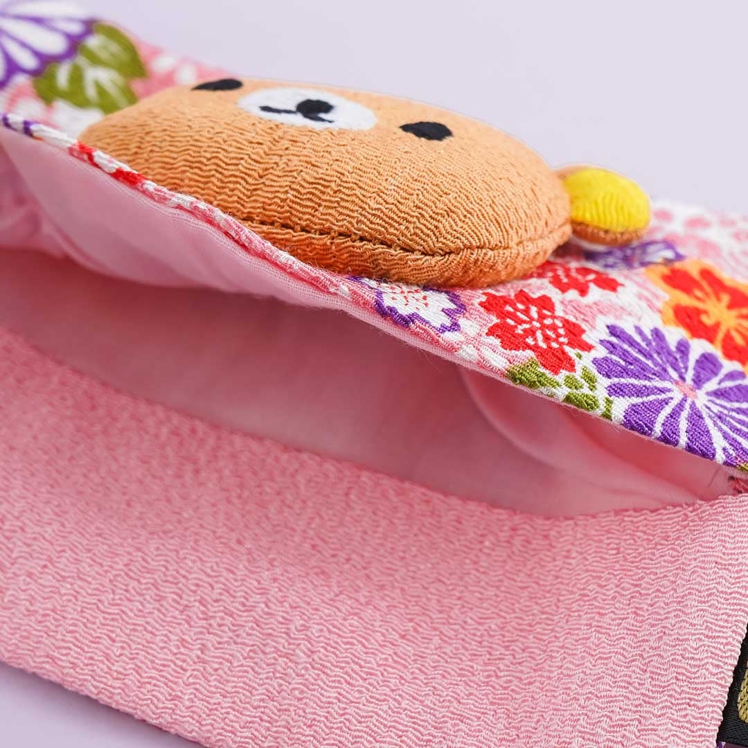 Rilakkuma Chirimen Kabuse Tissue Pouch