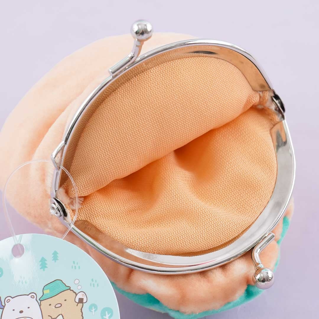 Sumikko Gurashi Mini Clasp Coin Purse - Tonkatsu & Ebifurai no Shippo