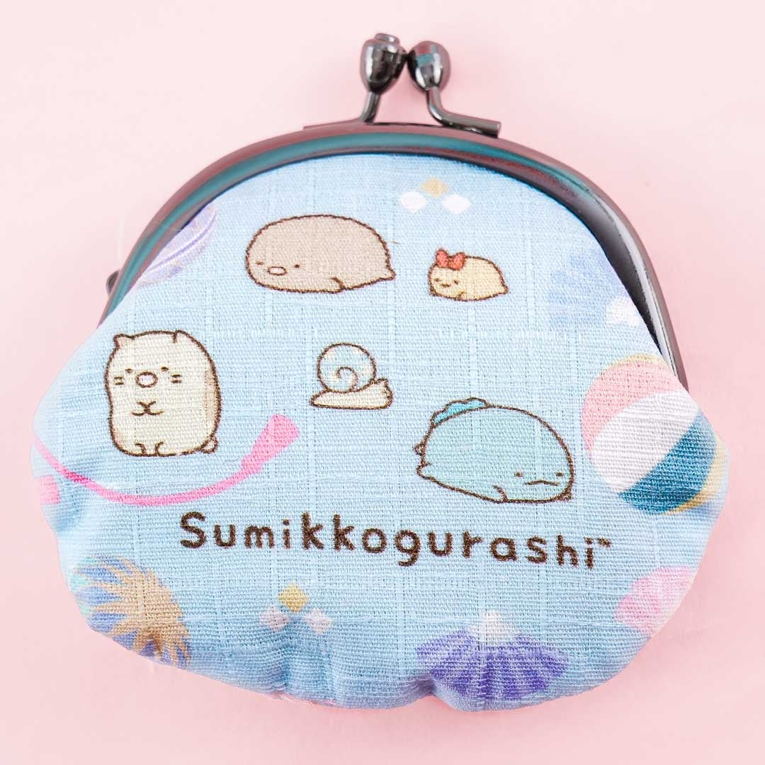 Sumikko Gurashi & Uchiwa Clasp Coin Purse