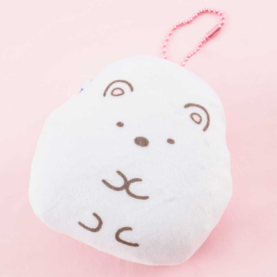 Sumikko Gurashi Mini Plushie Pouch Charm - Shirokuma