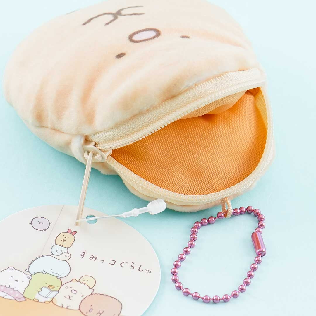 Sumikko Gurashi Mini Pouch & Charm - Tonkatsu
