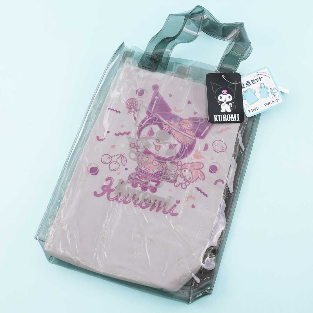 Kuromi Sassy T-Shirt & Bag Set