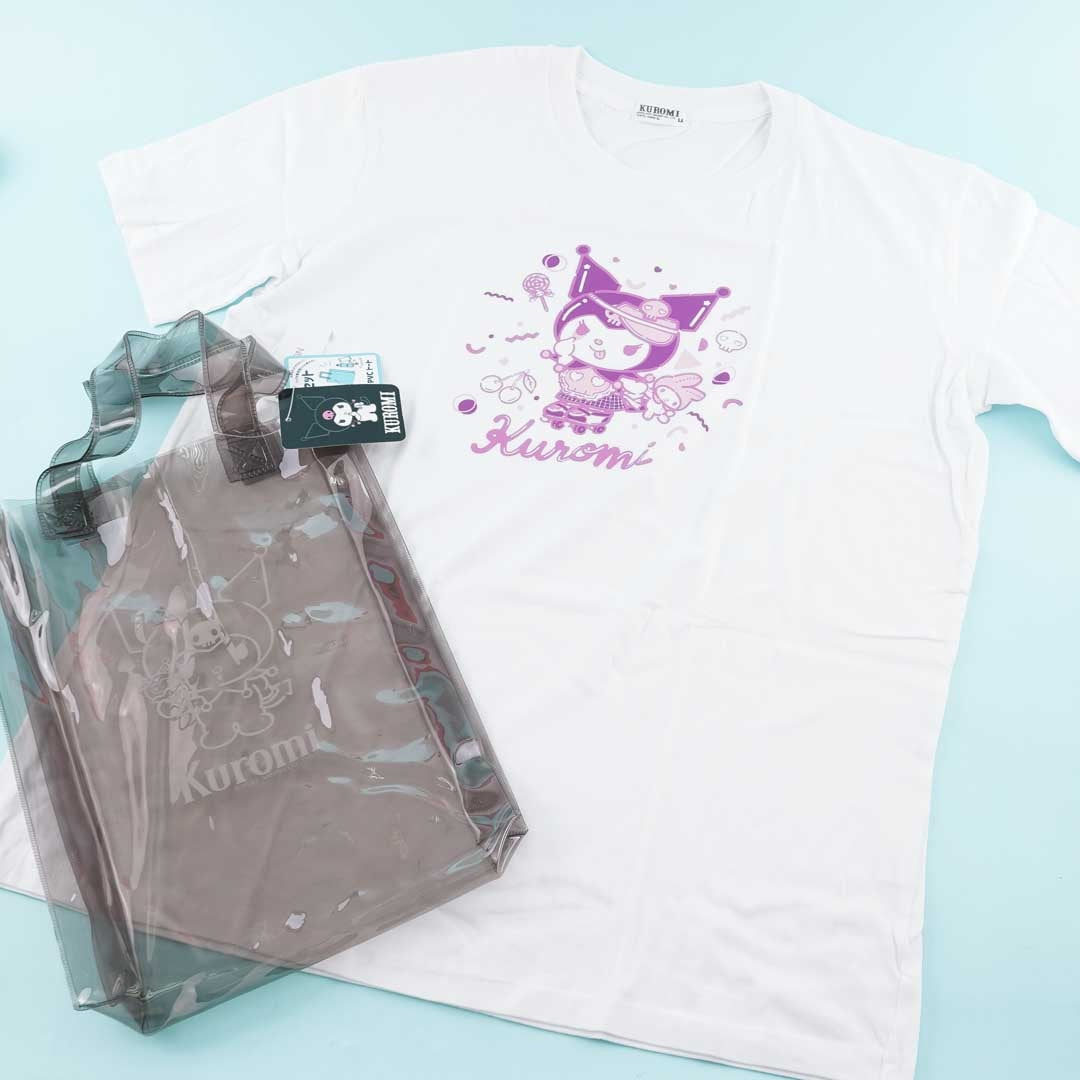 Kuromi Sassy T-Shirt & Bag Set
