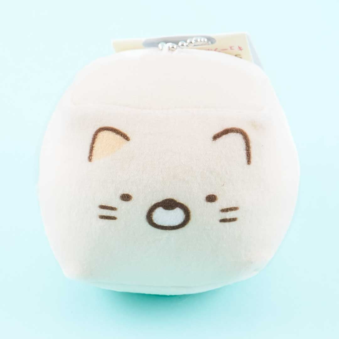Sumikko Gurashi Cube Plushie Charm - Neko / Mini
