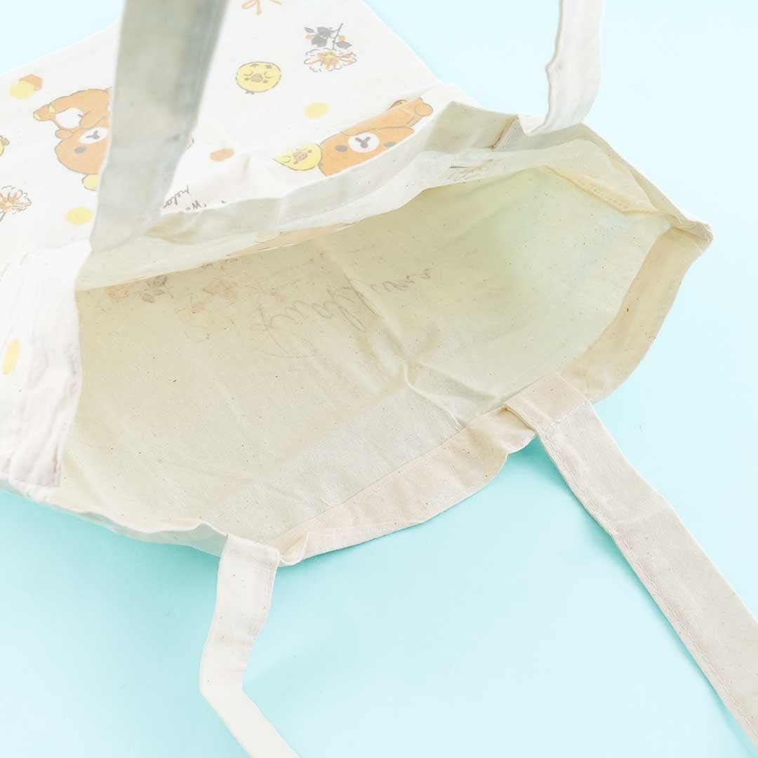 Rilakkuma & Kiiroitori Floral Perfume Tote Bag