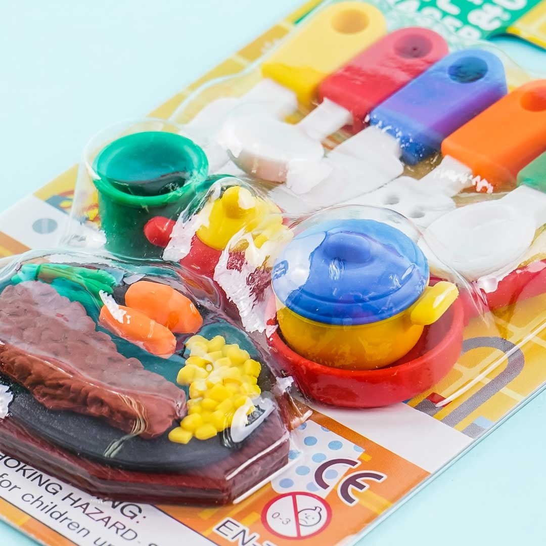 Iwako Kitchenware Eraser Set