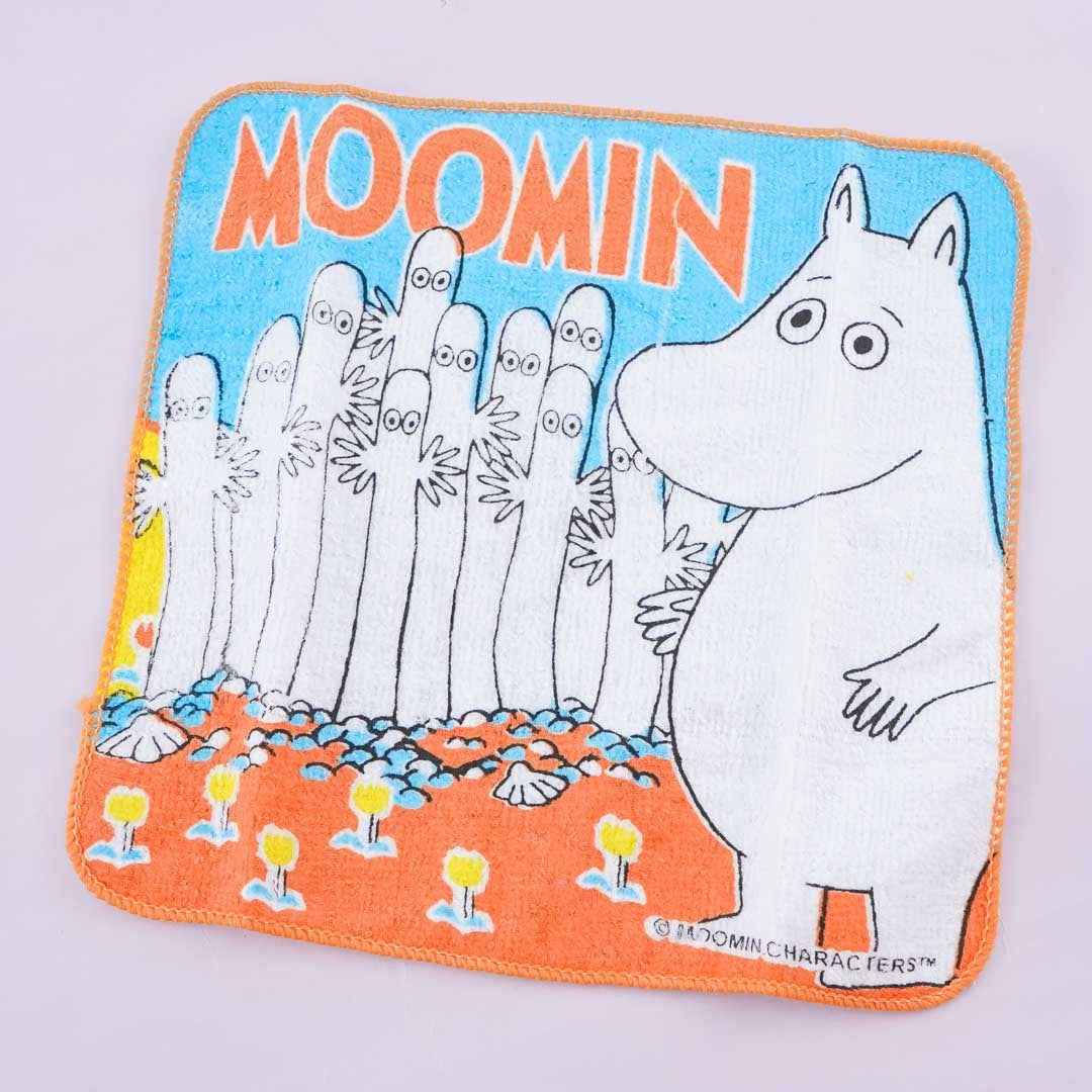 Moomin Mini Towel - Moomintroll & Hattifattener