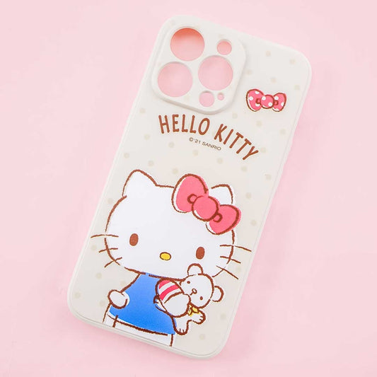Hello Kitty's Teddy Bear Soft Phone Case for iPhone 13 Pro