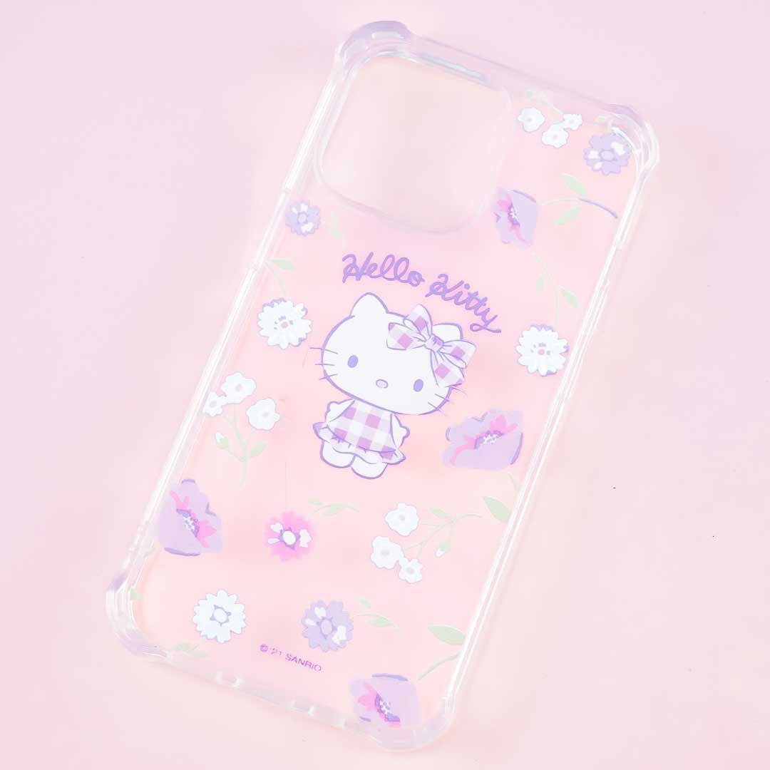 Hello Kitty Lilac Floral Dream Clear Phone Case for iPhone 13 Pro