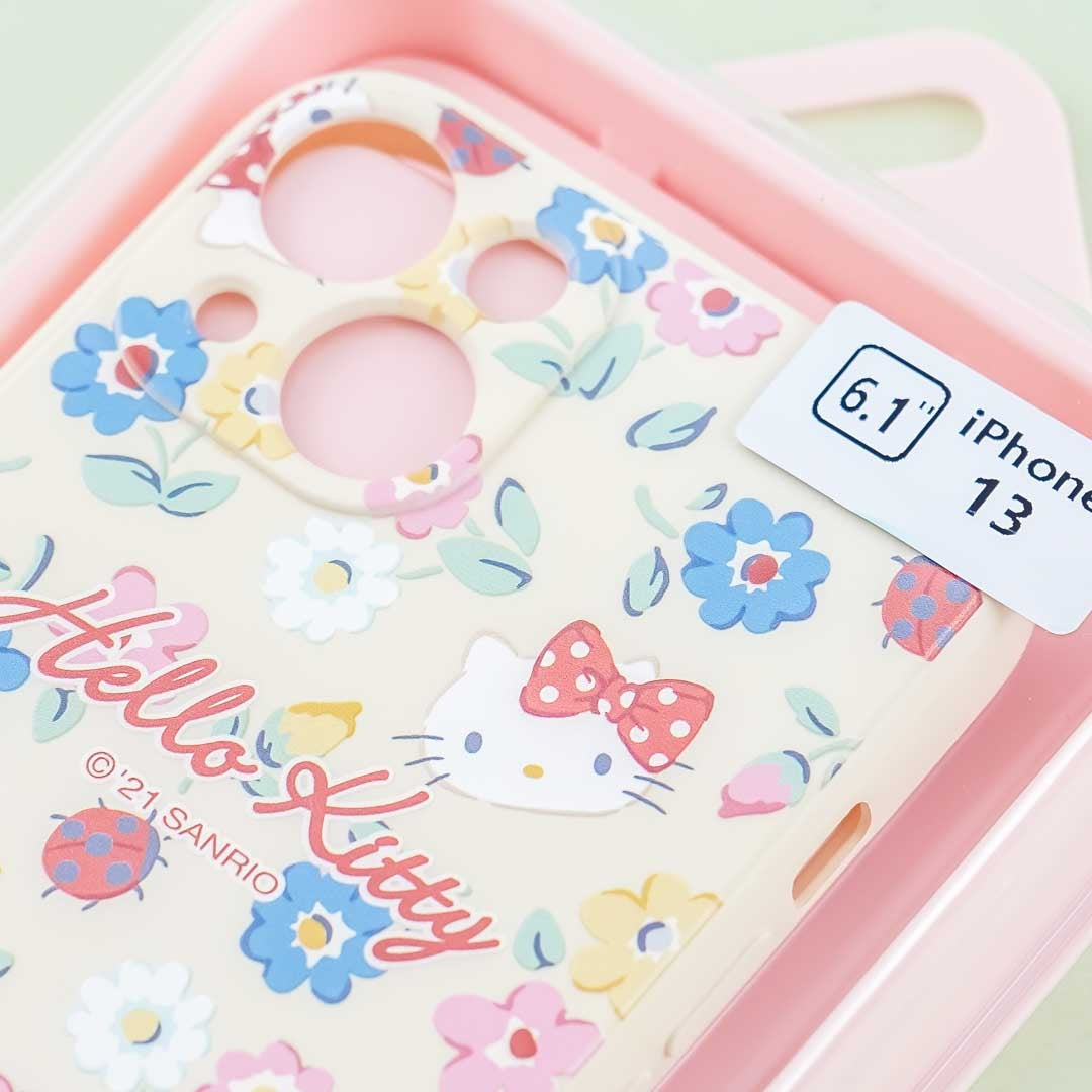 Hello Kitty Vintage Floral Phone Case for iPhone 13