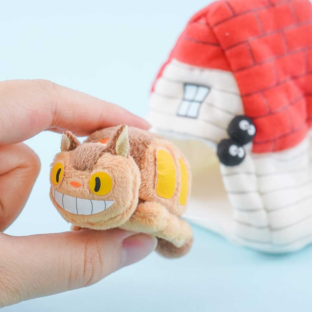 My Neighbor Totoro Plushie - Kusakabe House & Catbus / Medium