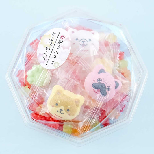 Tanbaya Honpo Ramune & Konpeito Set - Dogs