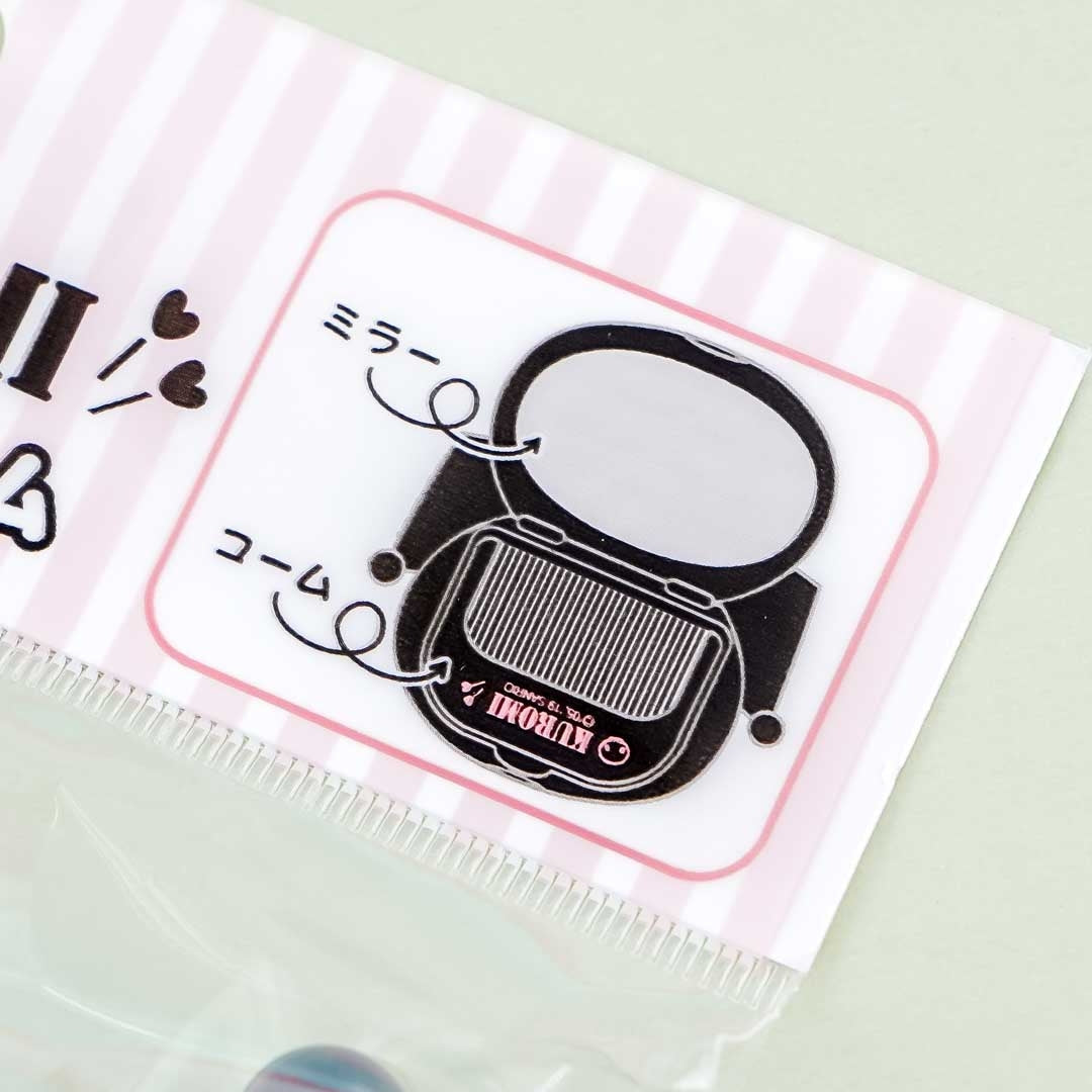 Kuromi Mirror And Comb Set