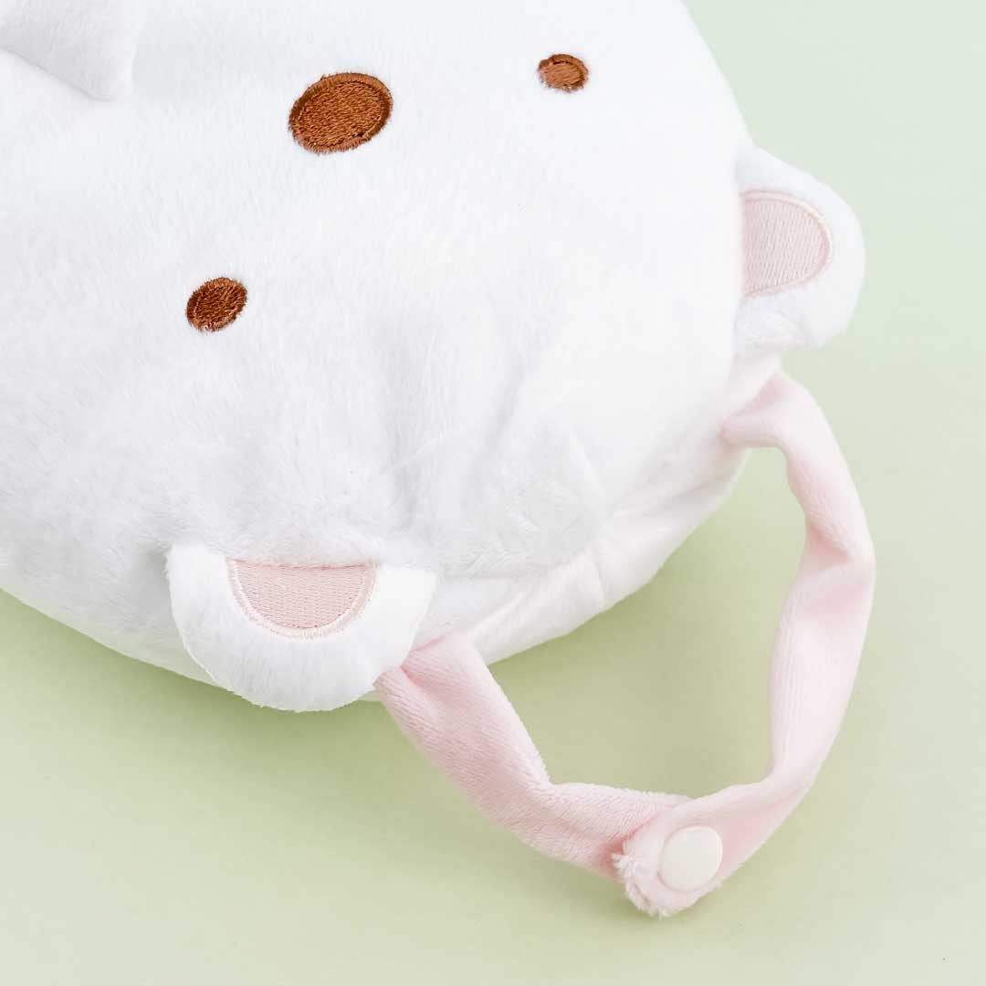 Sumikko Gurashi Fluffy Hanging Multi-Purpose Case - Shirokuma