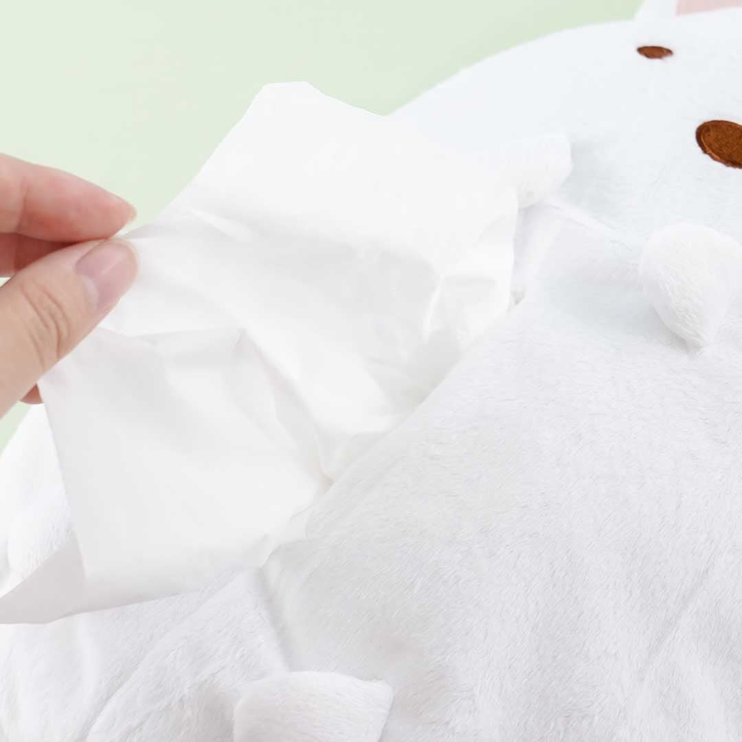 Sumikko Gurashi Fluffy Hanging Multi-Purpose Case - Shirokuma
