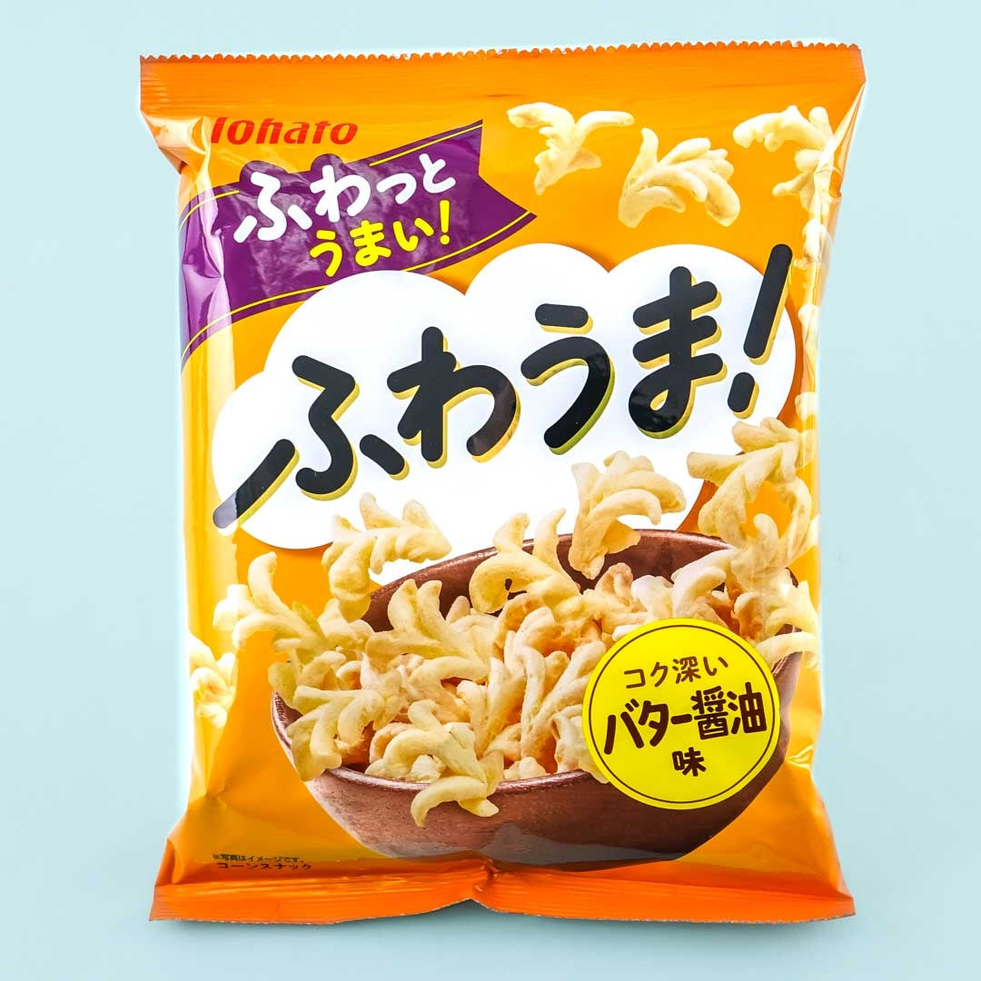 Tohato Fluffy Horse! Butter Soy Sauce Corn Snacks