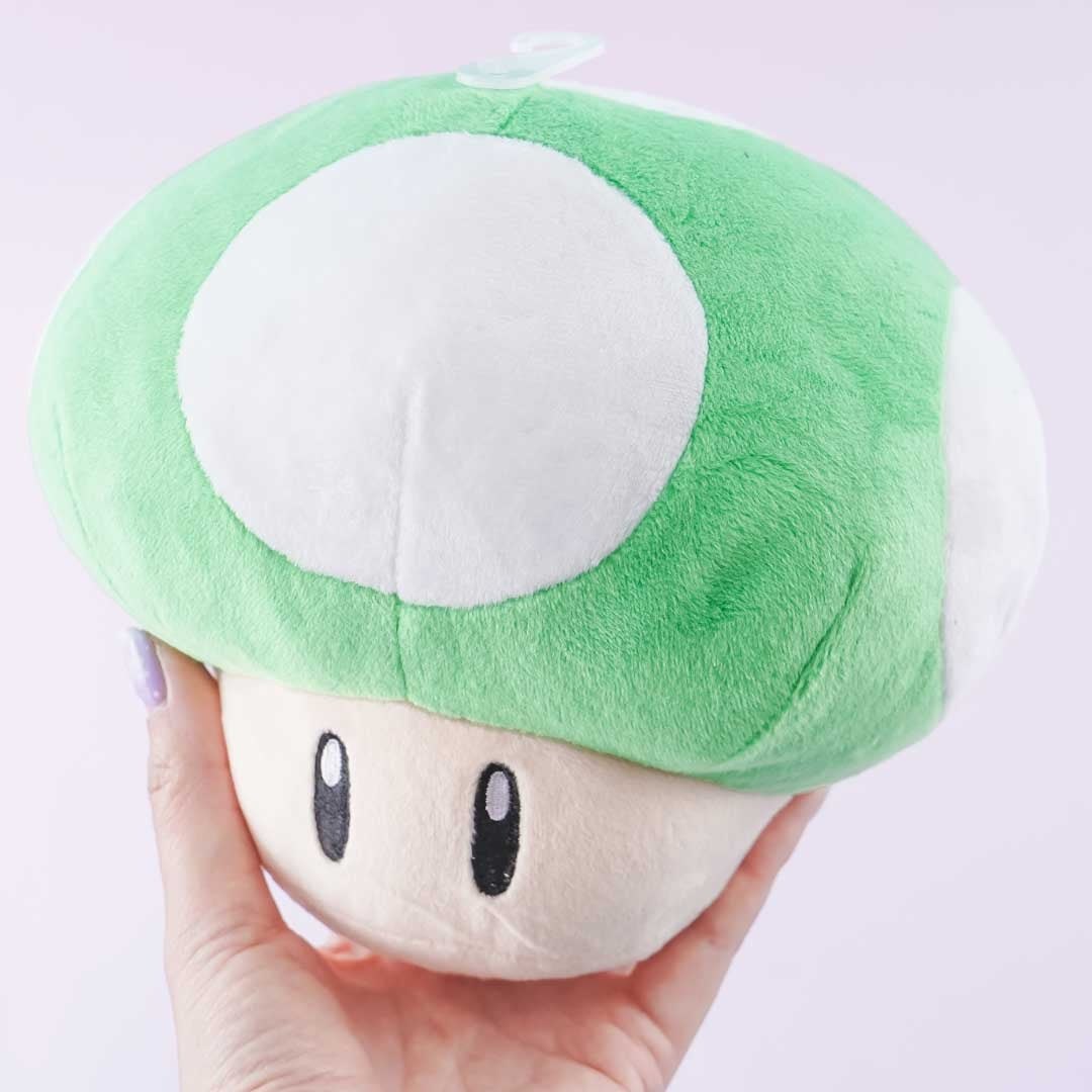 Super Mario All-Star Collection Plushie - 1-Up Mushroom / Medium