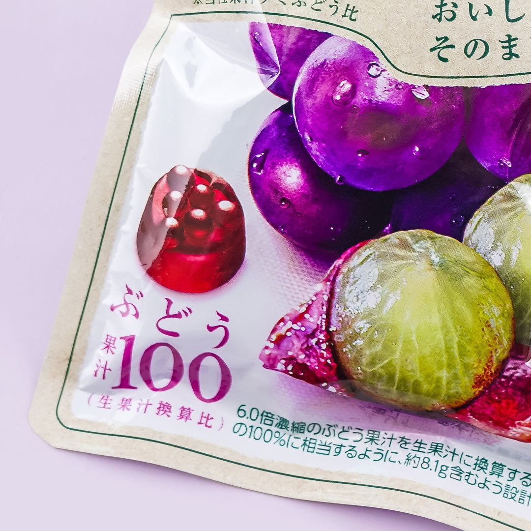 Meiji Fruit Gumi Gummy Candy - Grape