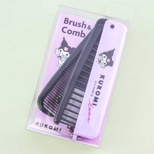 Kuromi Lovely Brush & Comb Set