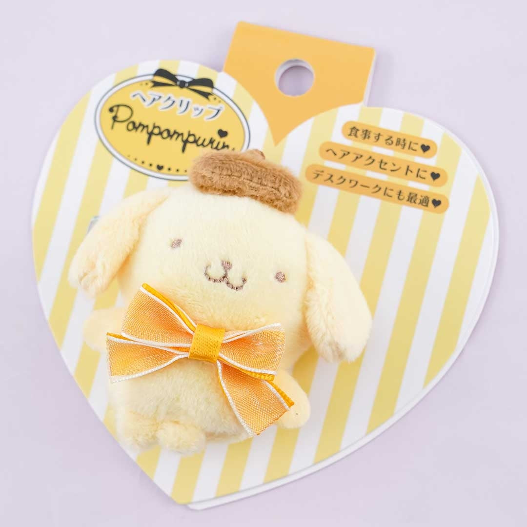 Pompompurin & Ribbon Plushie Hair Clip