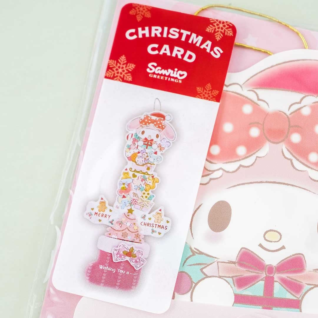 My Melody Expandable Christmas Stocking Card