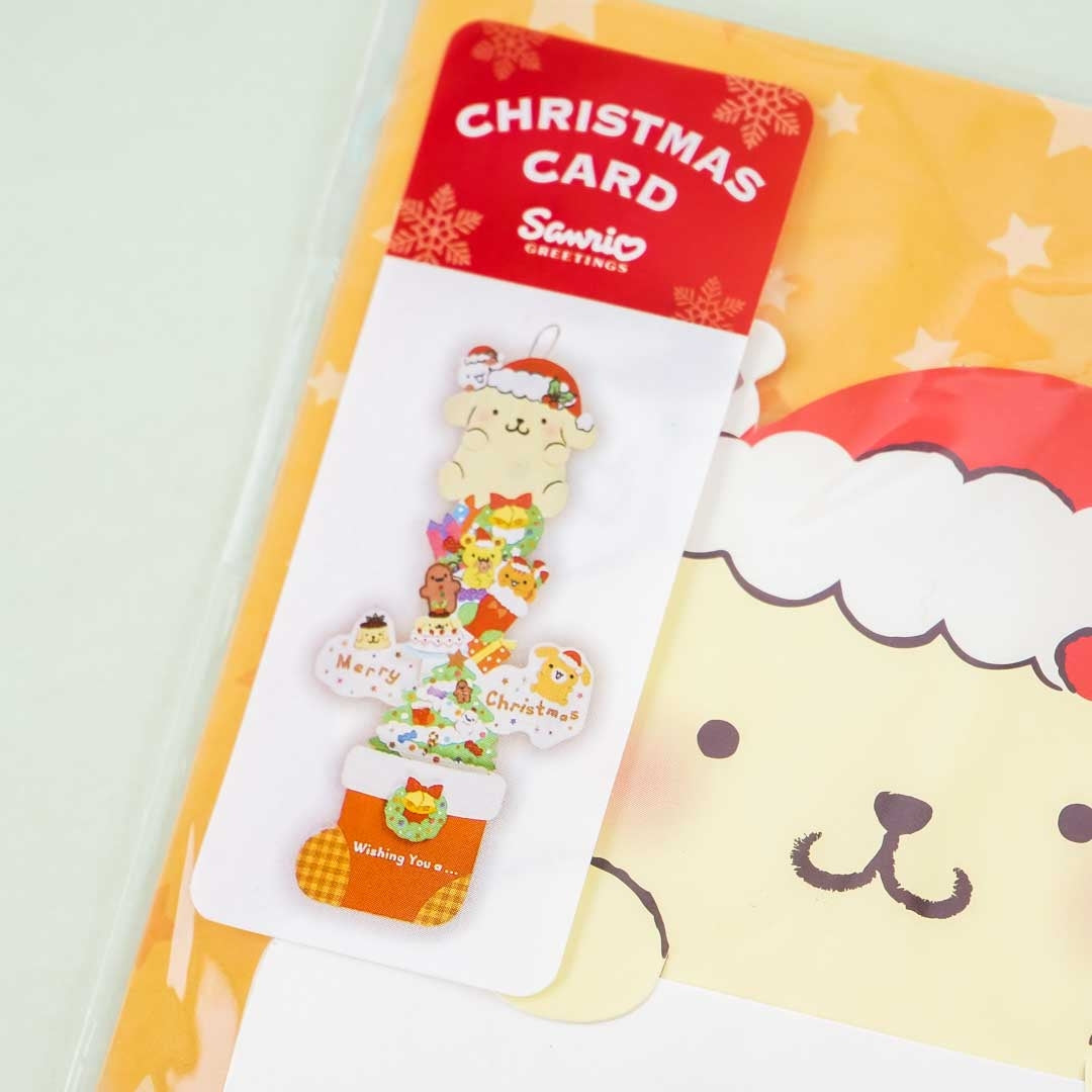 Pompompurin Expandable Christmas Stocking Card