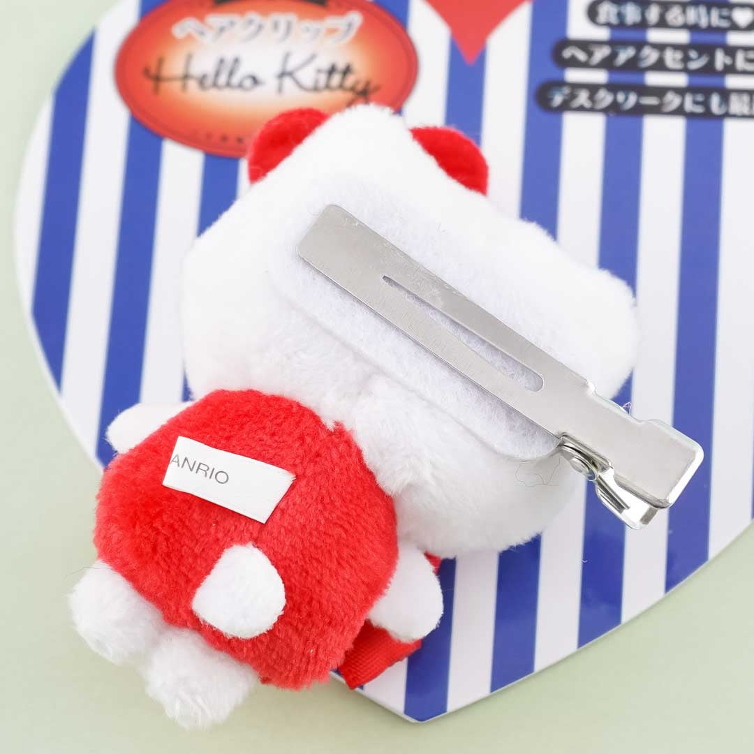 Hello Kitty & Ribbon Plushie Hair Clip