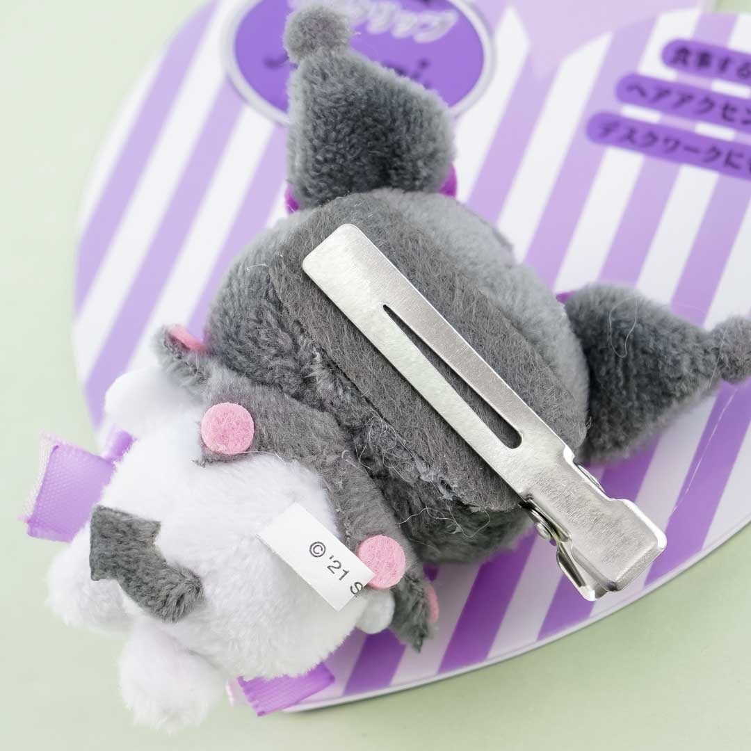 Kuromi & Ribbon Plushie Hair Clip