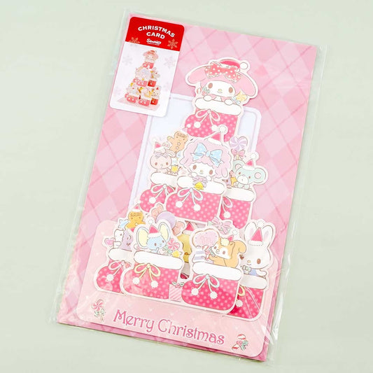 My Melody Christmas Tree Card