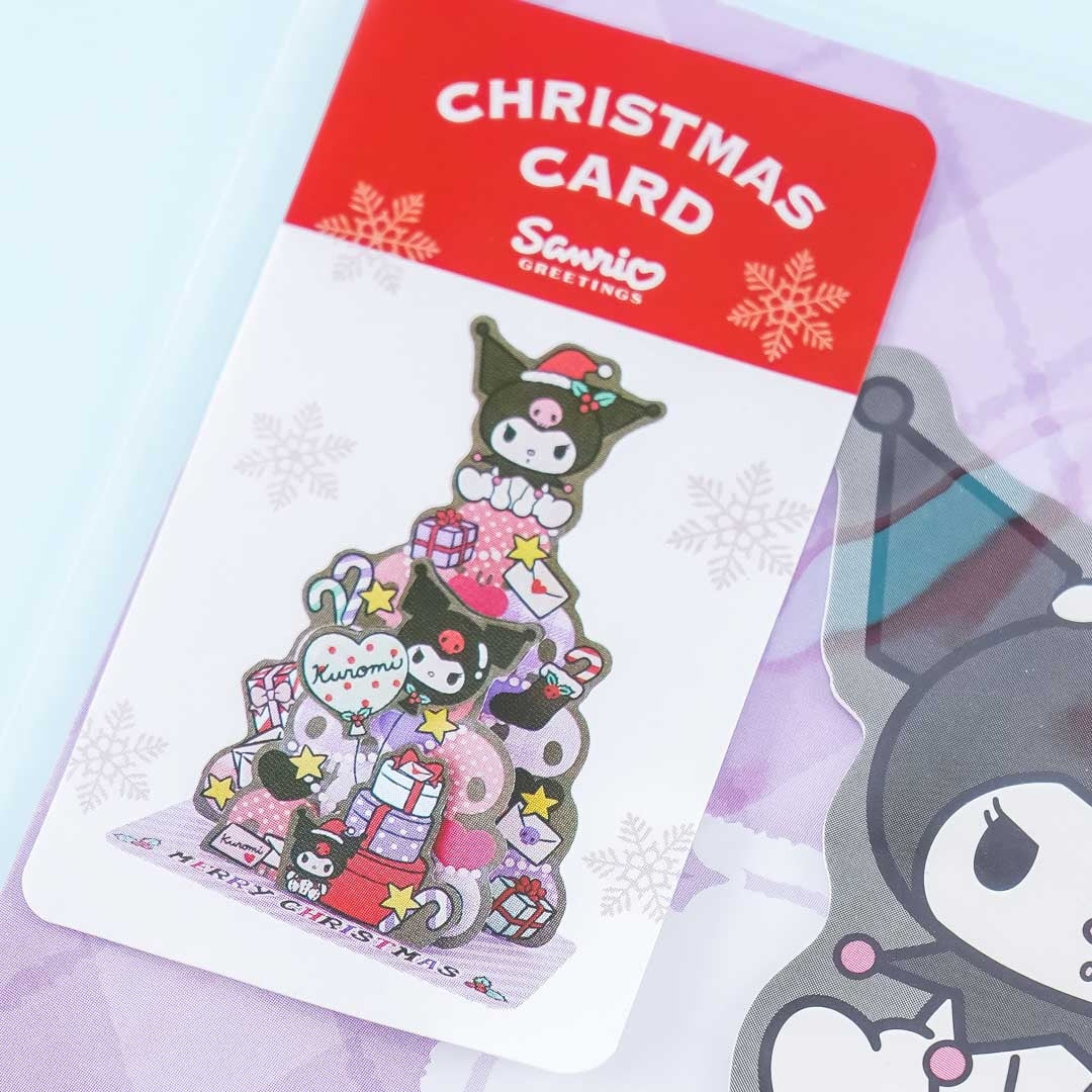 Kuromi Christmas Tree Card