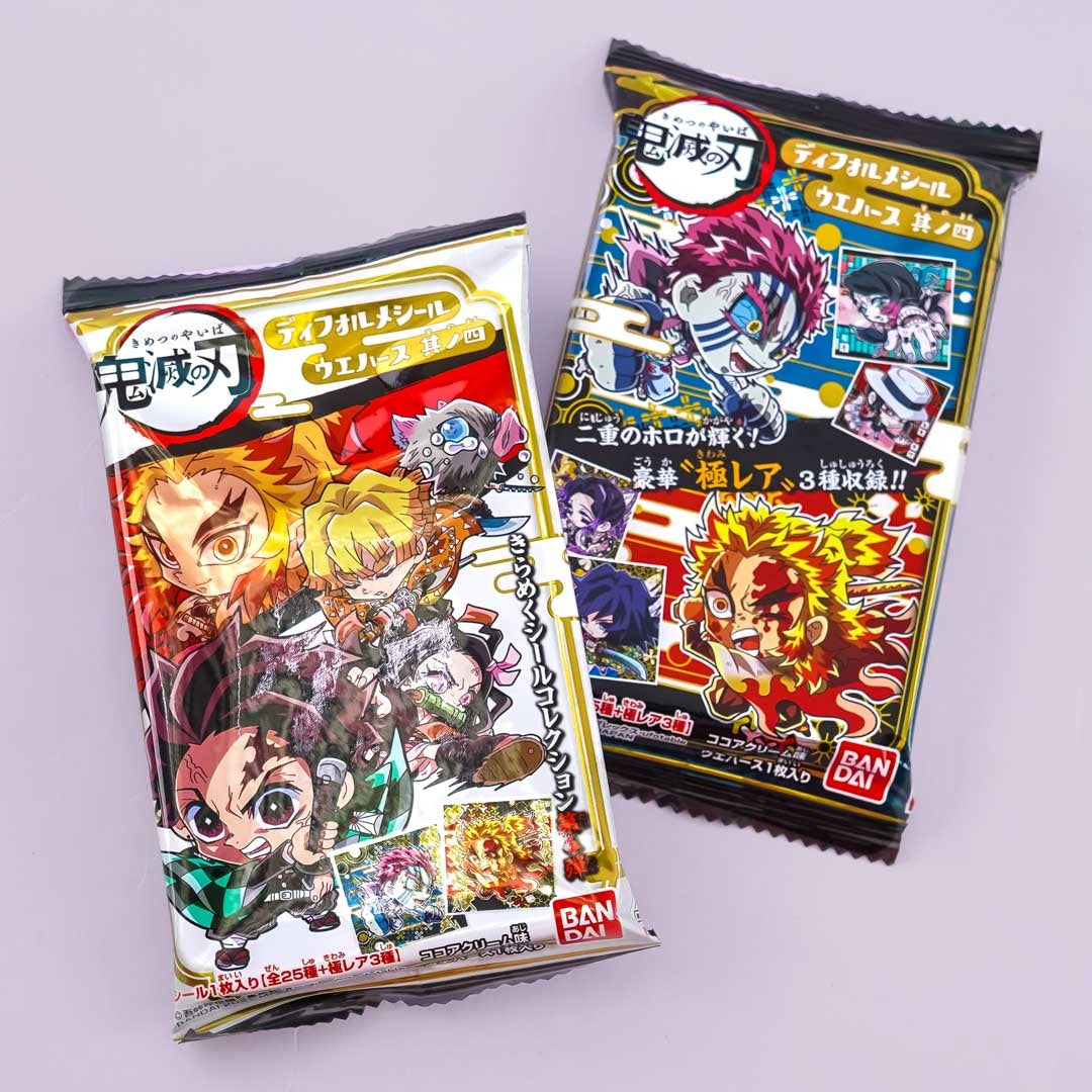 Demon Slayer Deformed Seal Sticker Vol. 4 With Chocolate Wafer