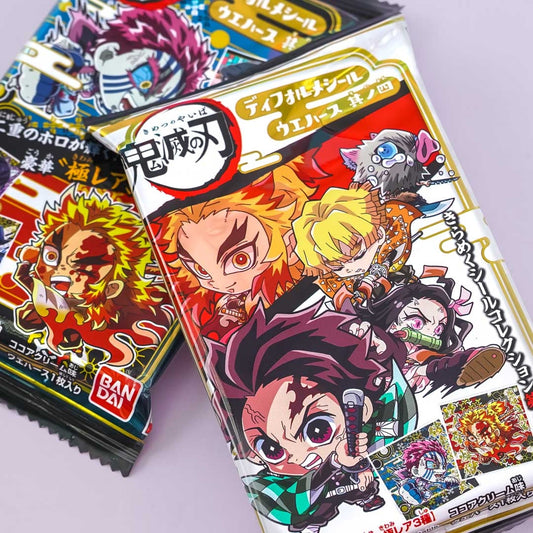 Demon Slayer Deformed Seal Sticker Vol. 4 With Chocolate Wafer