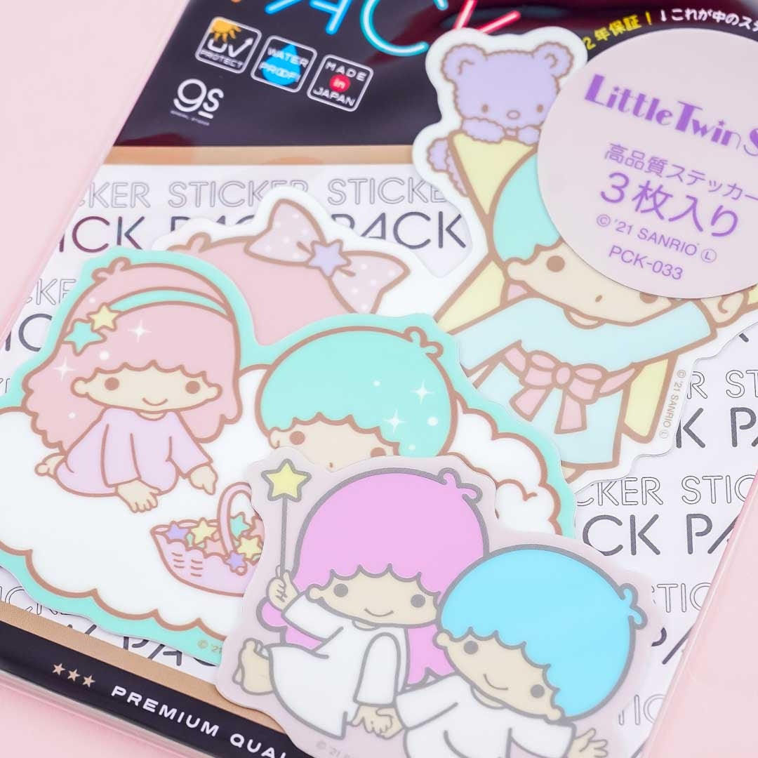 Little Twin Stars Vinyl Die-Cut Sticker Pack