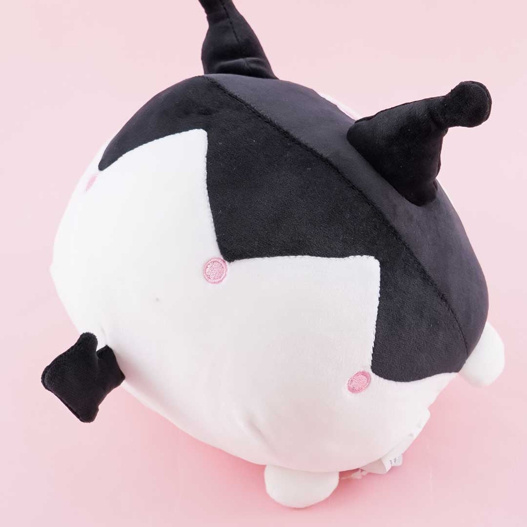 Sleeping Kuromi Round Plushie - Medium